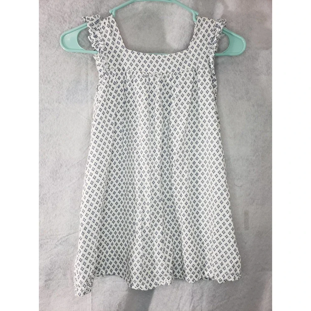 Epic Threads size 6 lined blue/white/pink sleeveless dress